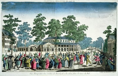 View of a ball to celebrate the birthday of George III, Prince of Wales on the 24th May 1751 at the Rotunda, Ranelagh House, London by Unknown